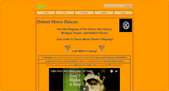 Desktop Screenshot of detroitmoviepalaces.com
